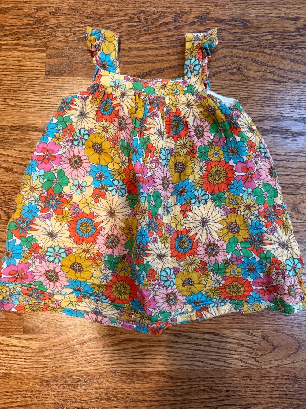 Angel Dear Multicolor Floral Baby Dress Top